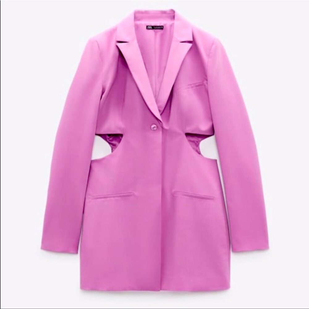 Zara Cutout Blazer Dress